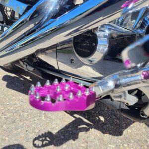 iron eagle supply purple rain foot pegs