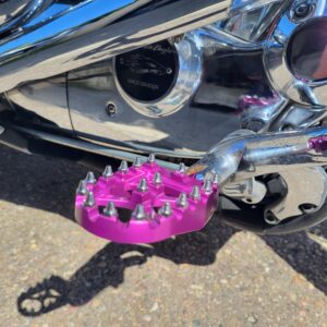 iron eagle supply purple rain wide moto pegs