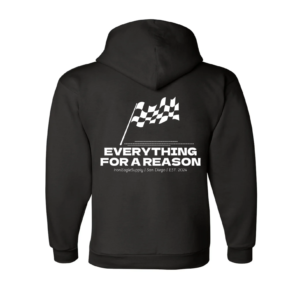 IES Everthing for a Reason Checker Hoodie Back